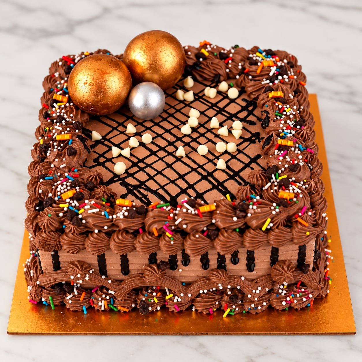 Chocolate Designer Cake – Rich, Decadent & Beautifully Decorated