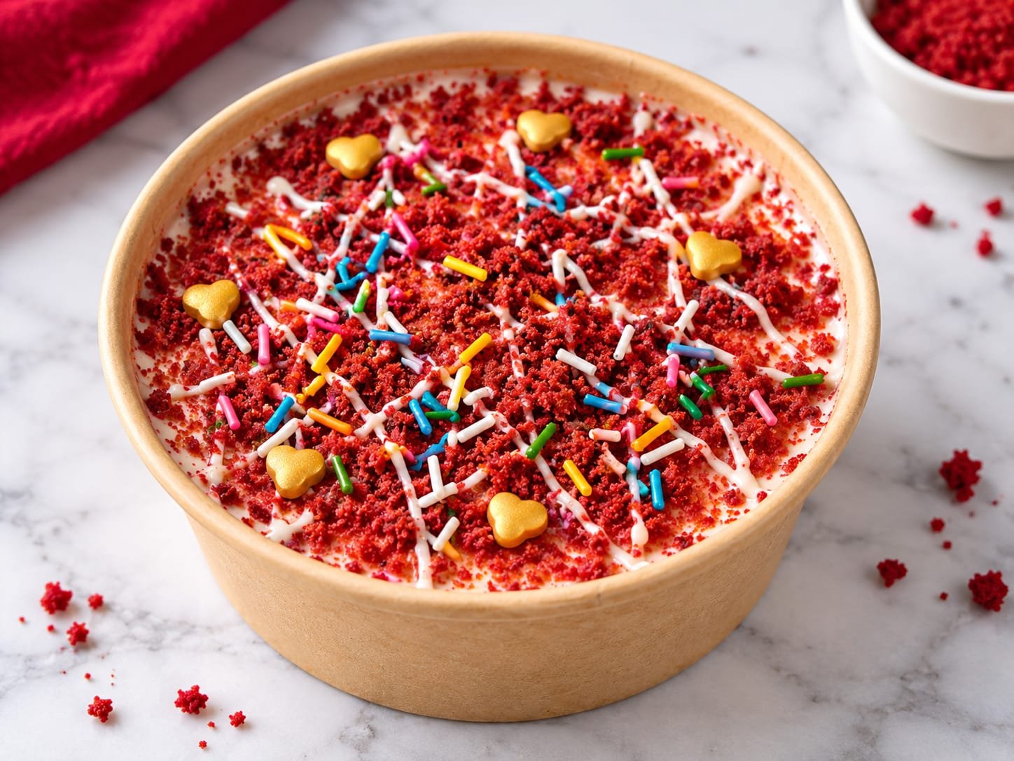 RED VELVET BOWL CAKE – Creamy, Rich & Irresistible