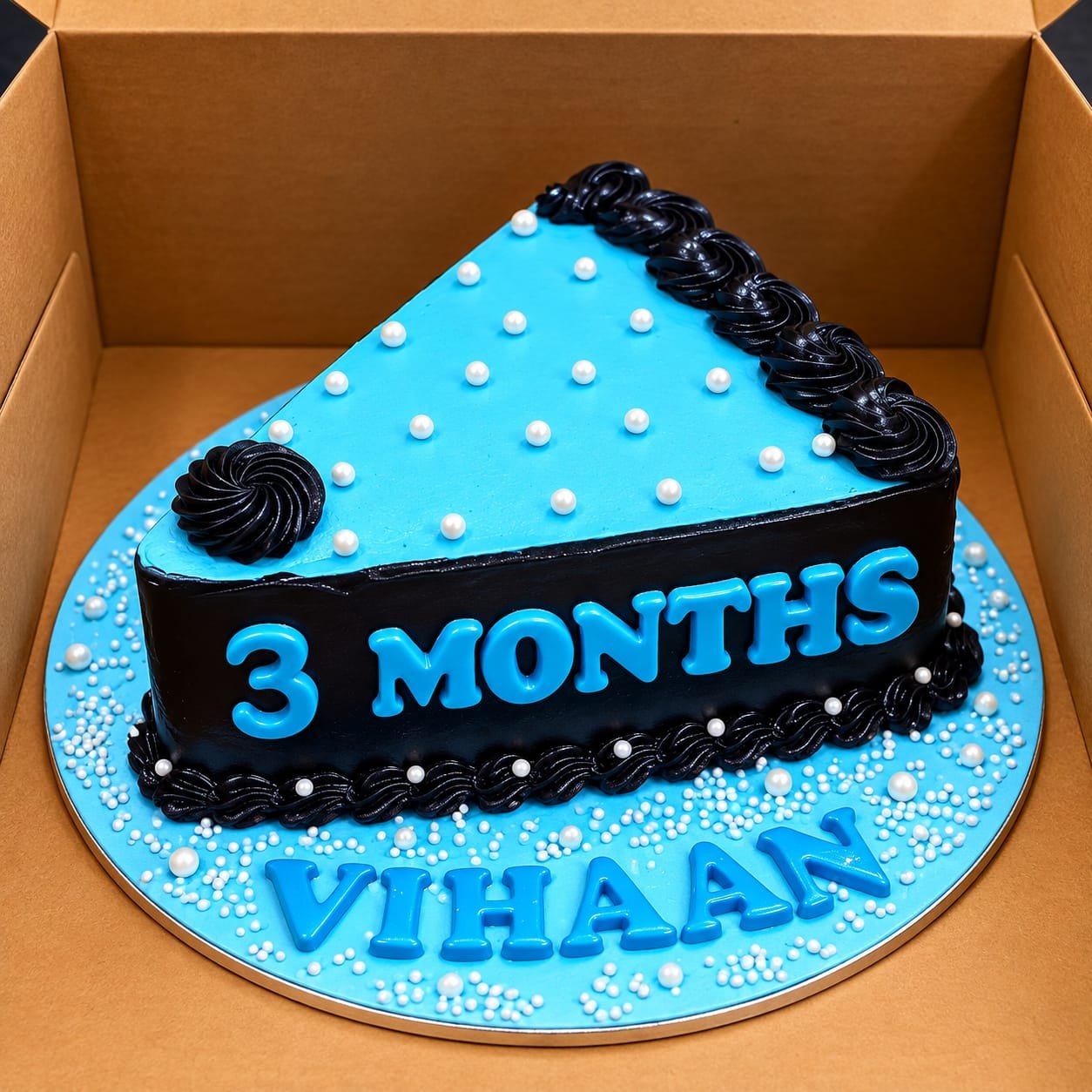 3 MONTHS BABY CAKE – Celebrate Every Little Milestone