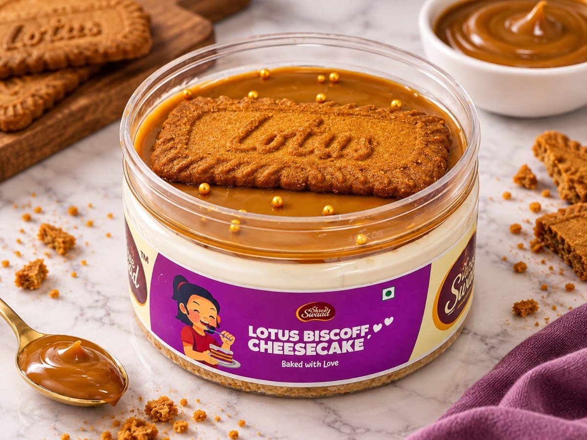 Cold Lotus Biscoff Cheesecake