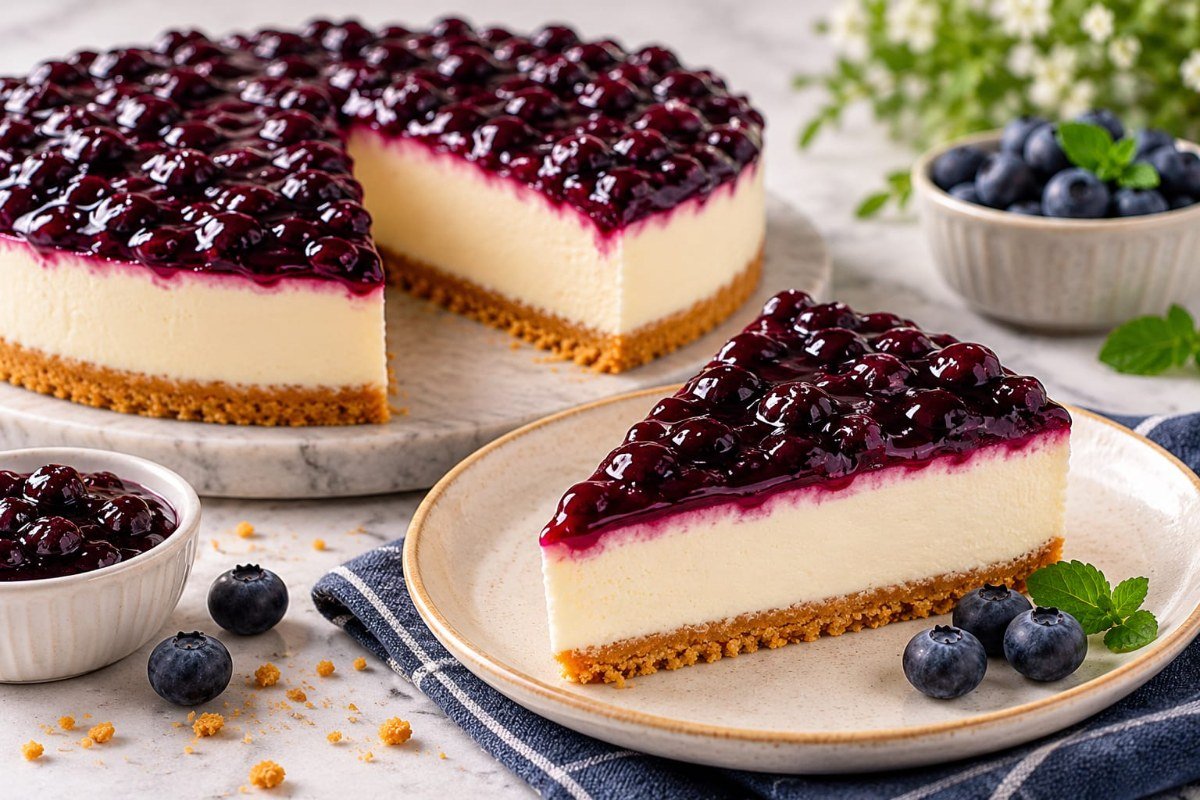 Baked Blueberry Cheesecake Pastry