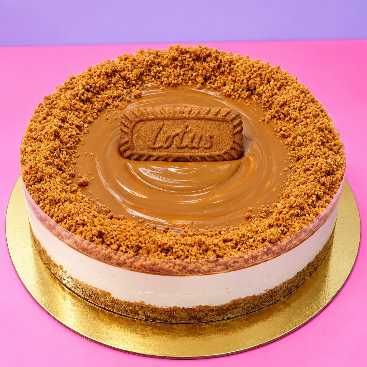 Baked Lotus Biscoff Cheesecake