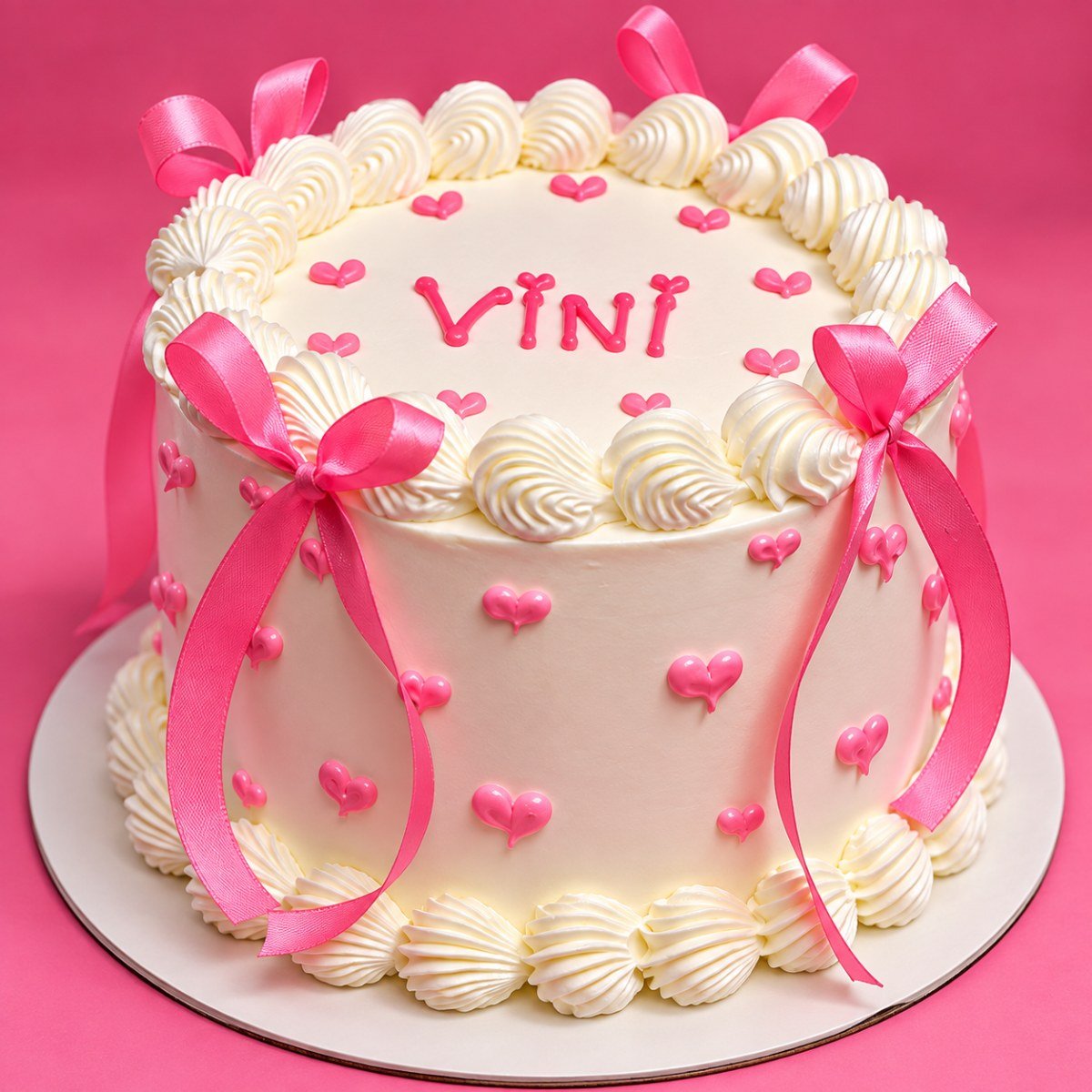 Pink Ribbon Cake